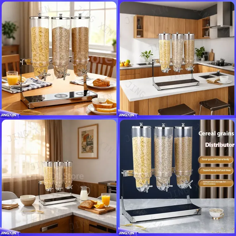 Food Storage No Pantry - Paslanmaz Çelik Mısır Gevreği Dağıtıcısı Toplu