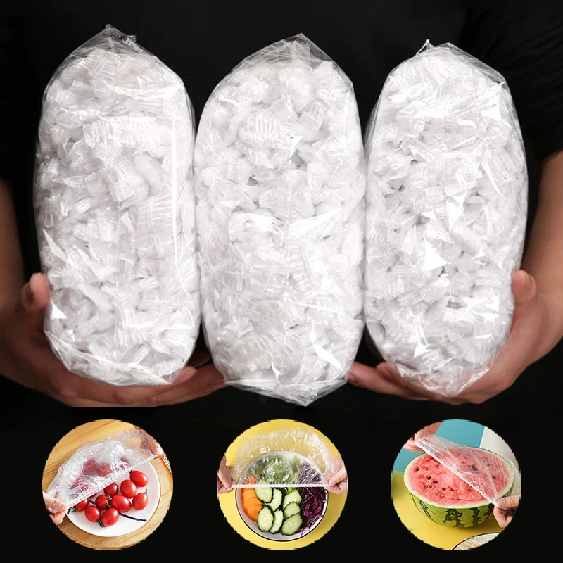 Food Storage Tupperware - 200 adet tek kullanımlık yemek örtüsü