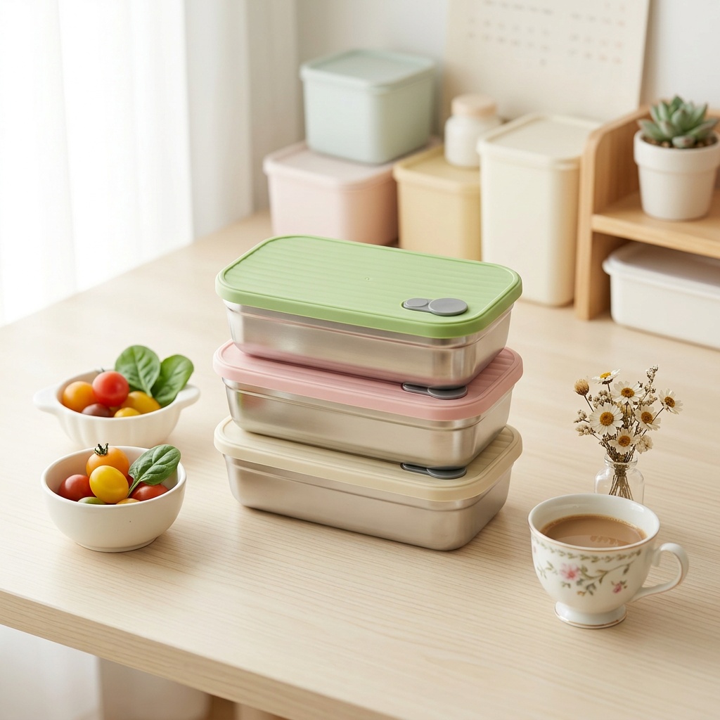 Storage Food Prep - Paslanmaz Çelik Bento Kutusu Metal Öğle