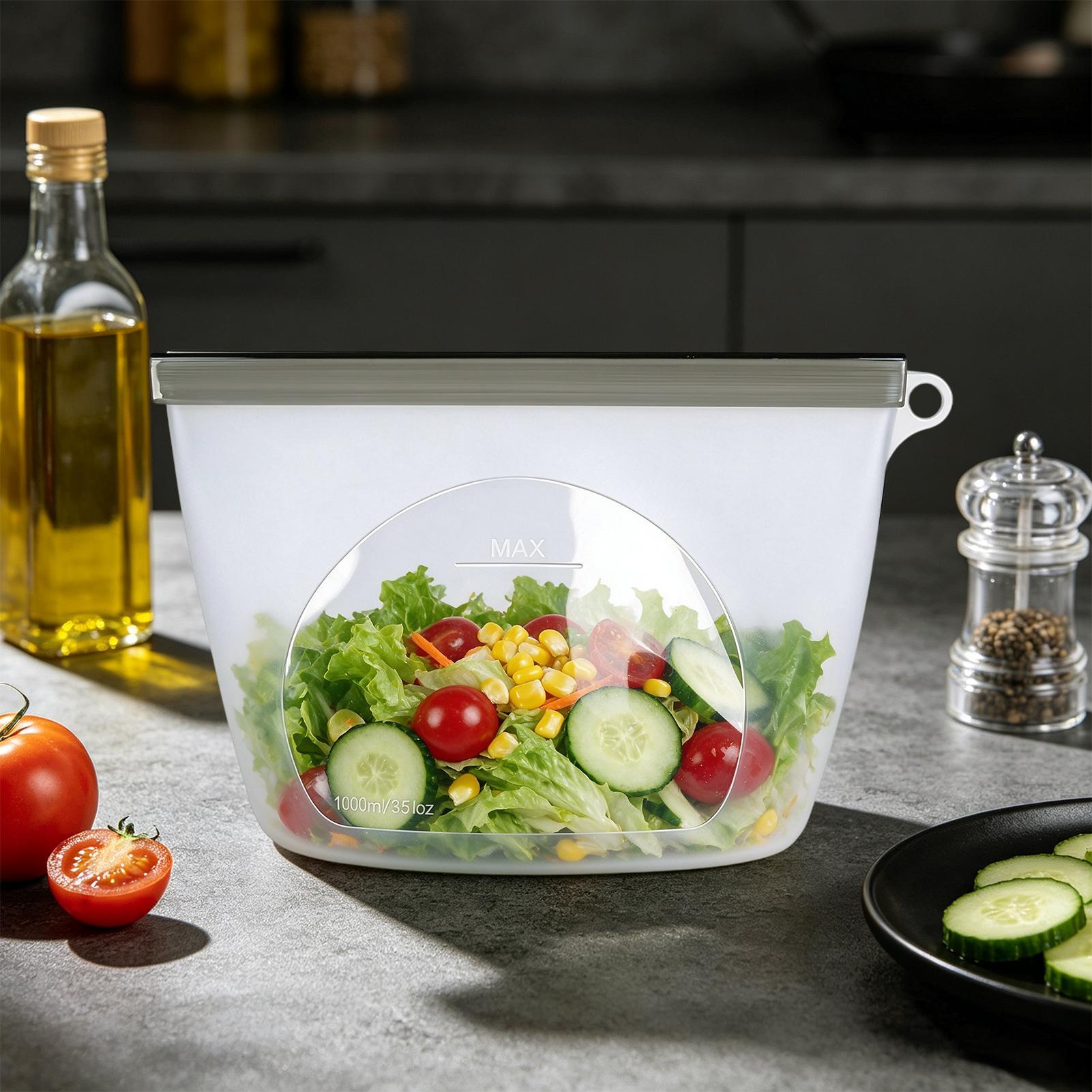 Ziploc Food Storage - Yeniden Kullanılabilir Gıda Saklama Torbaları Sızdırmaz
