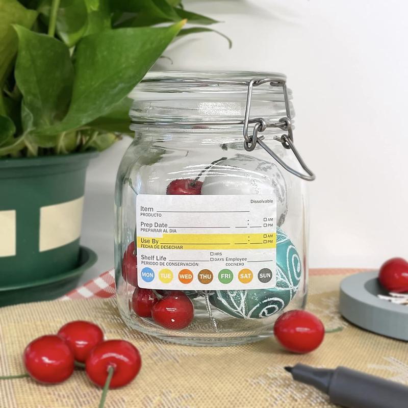 Storage Food Prep - Gıda Tarih Etiketleri Rulo Başına 250