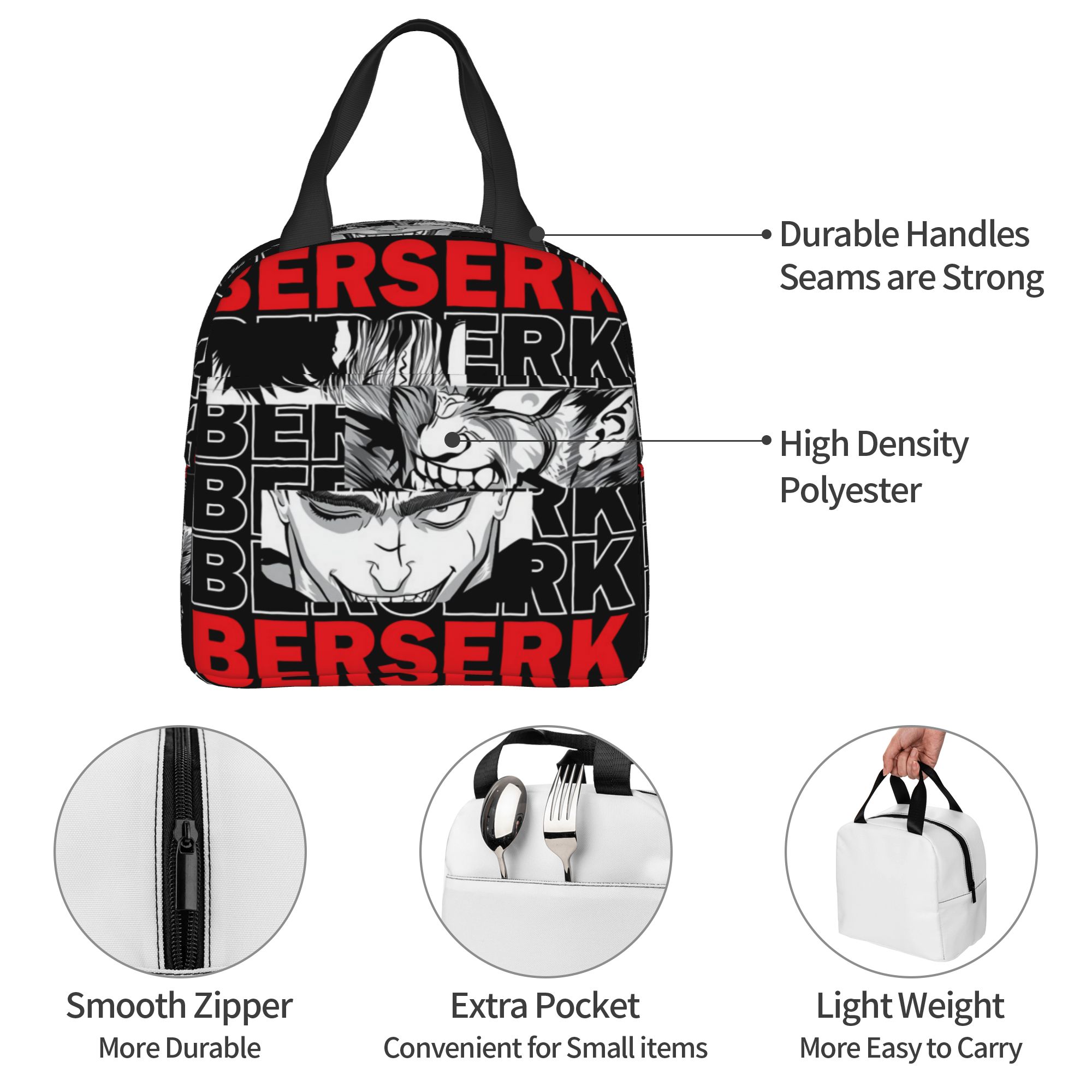 Food Storage Bag Organizer - B-Berserks Termal Yalıtımlı Öğle Yemeği Çantası