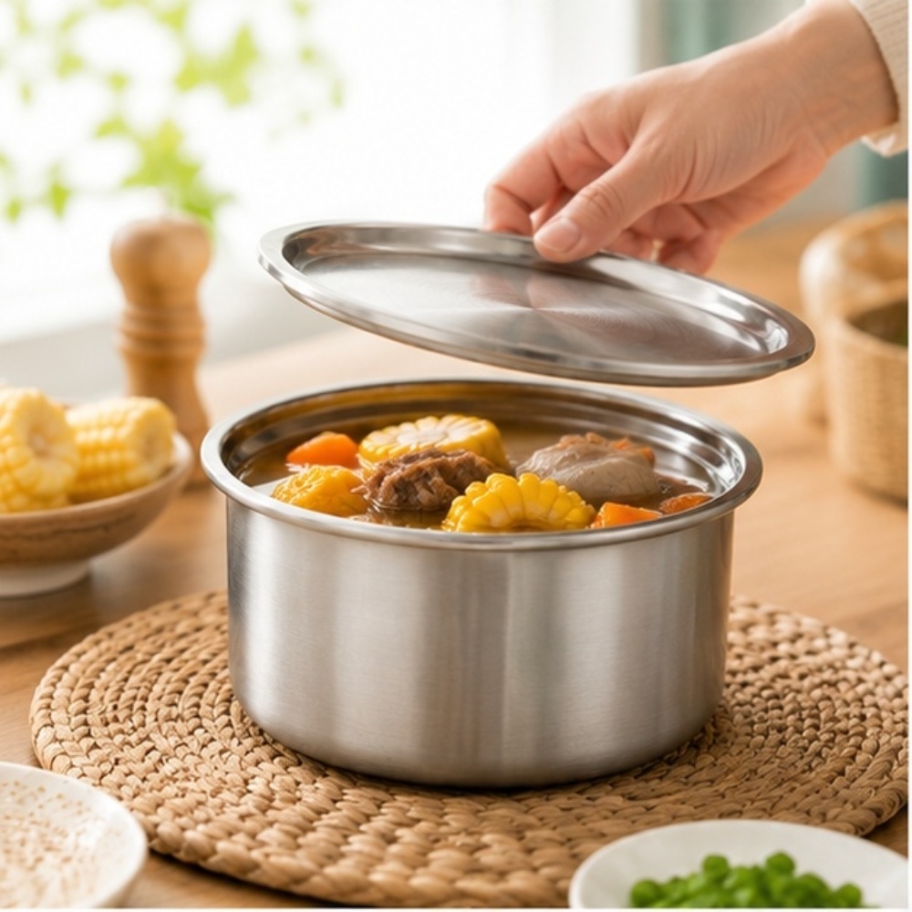Storage Food Prep - 304 Paslanmaz Çelik Kapaklı Ramekin, Buharda