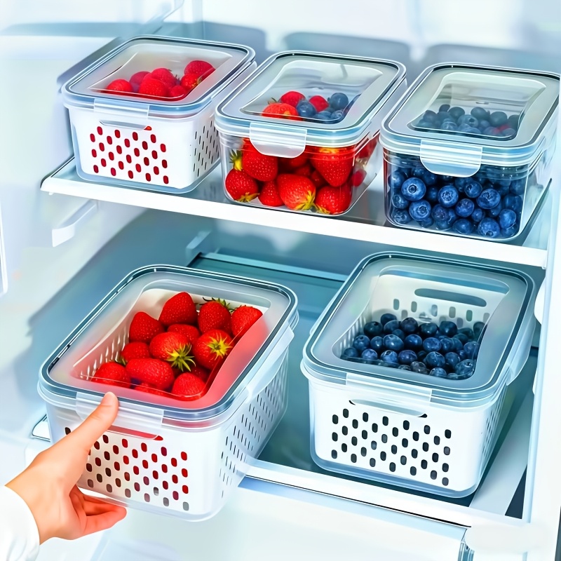 Storage Food Prep - 4'lü Set Sızdırmaz Gıda Saklama Kapları-Hava