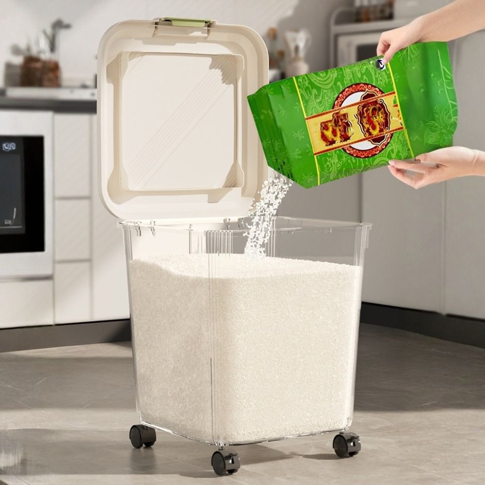 Food Storage On Wheels - Böcek Geçirmez Gıda Saklama Kabı, Nem