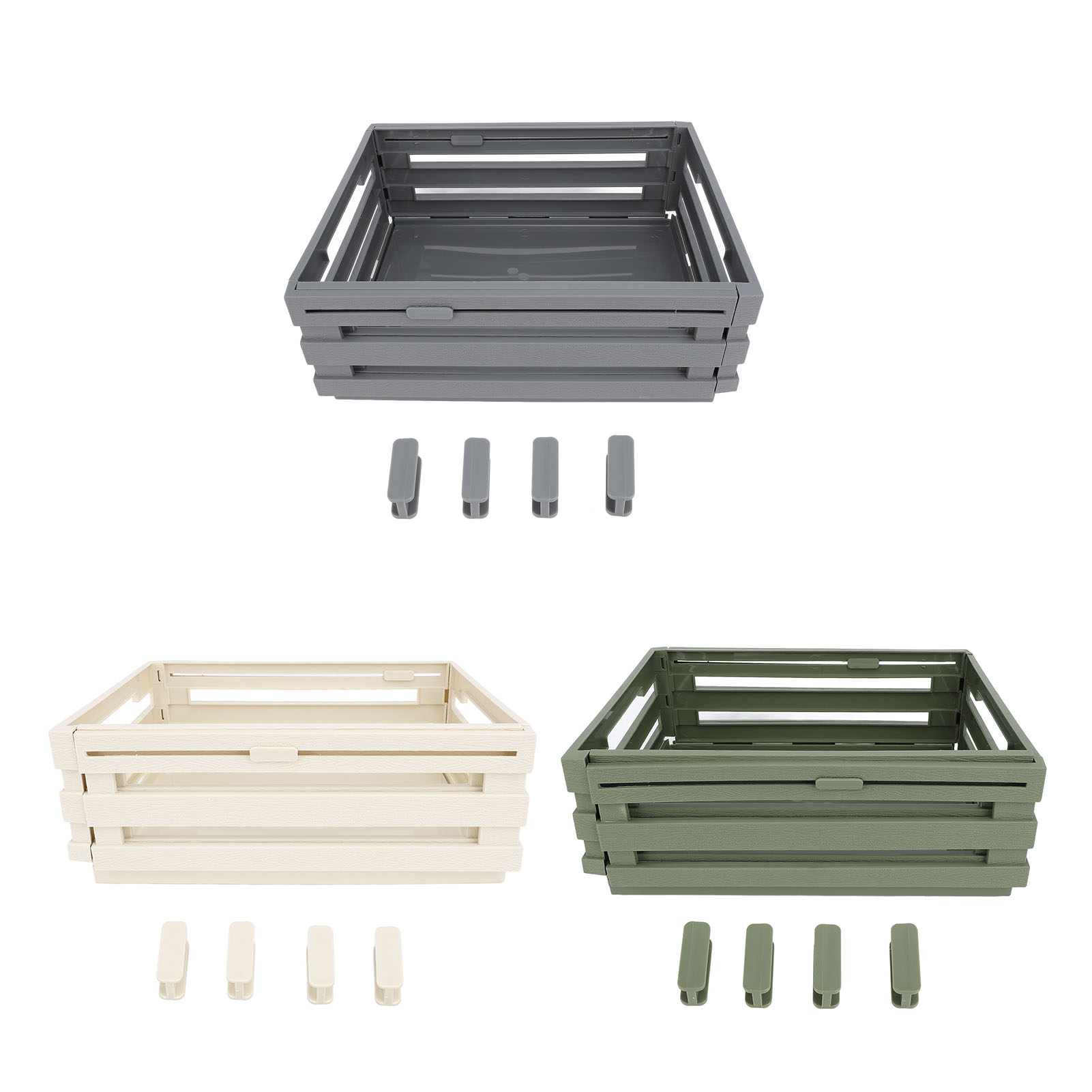 Stackable Pantry Bin - Geri çekilebilir saklama kutusu istiflenebilir çeşitli