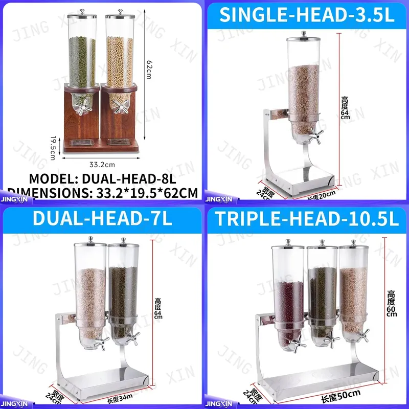 Food Storage No Pantry - 12L Paslanmaz Çelik Tahıl Dağıtıcısı PC