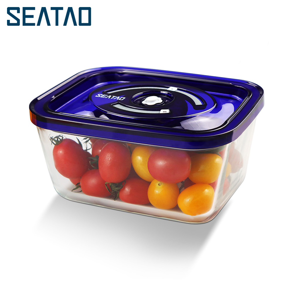 Storage Food Prep - SEATAO cam gıda saklama kapları, kapaklı