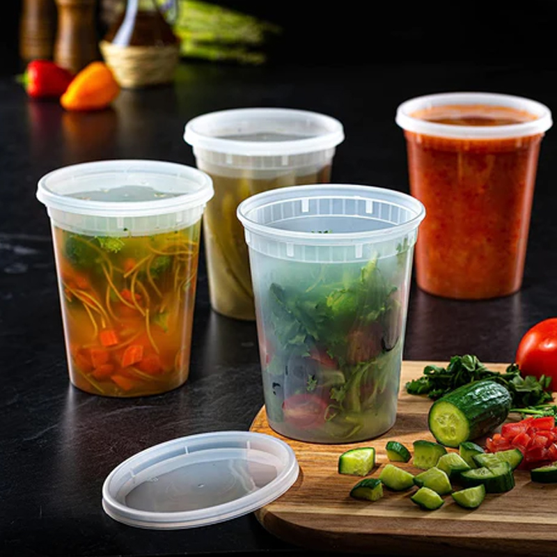 Storage Food Prep - Gıda depolama kapaklı konteynerler dondurucu saklama