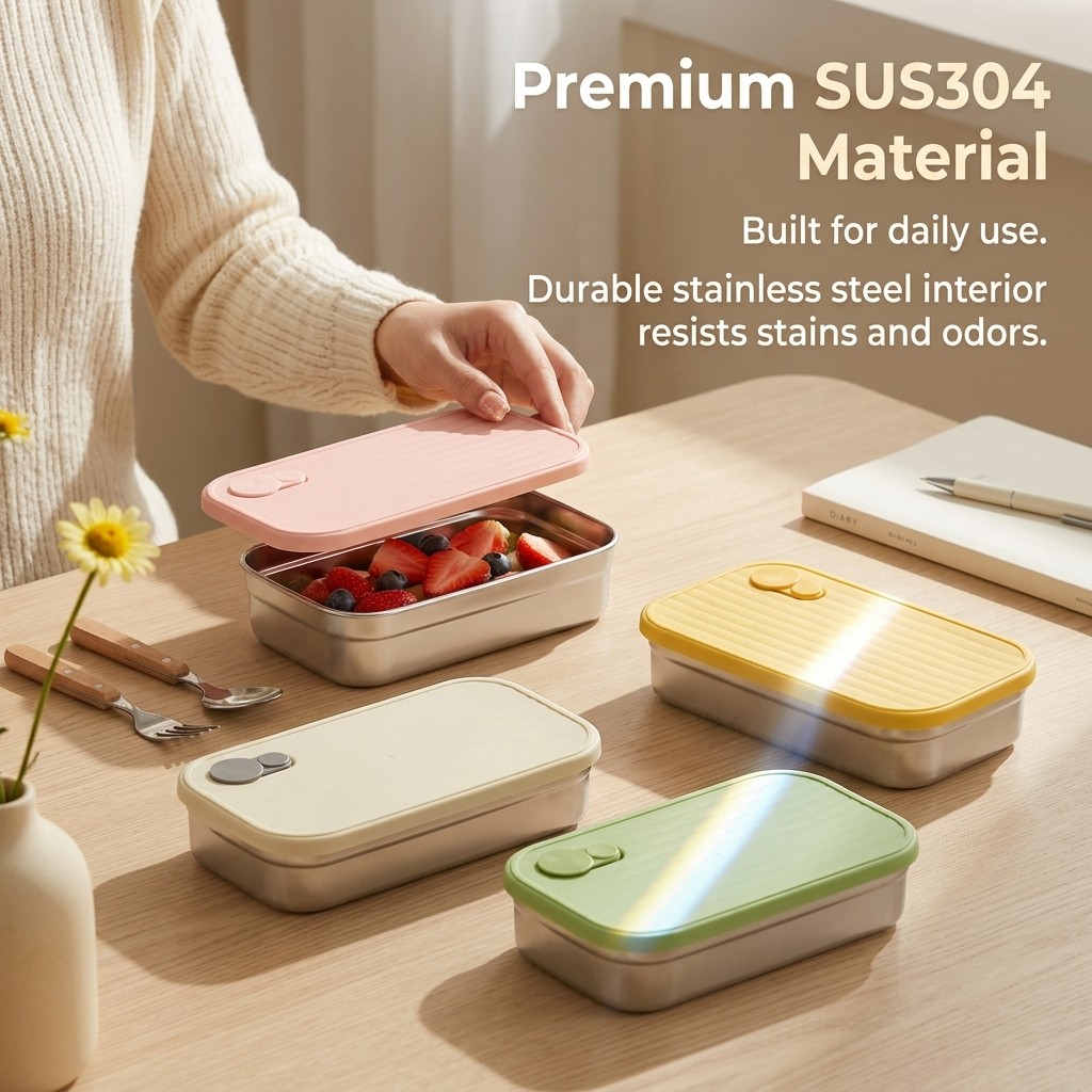 Paslanmaz Çelik Bento Kutusu M - Storage Food Prep incelemesi ve fiyatı