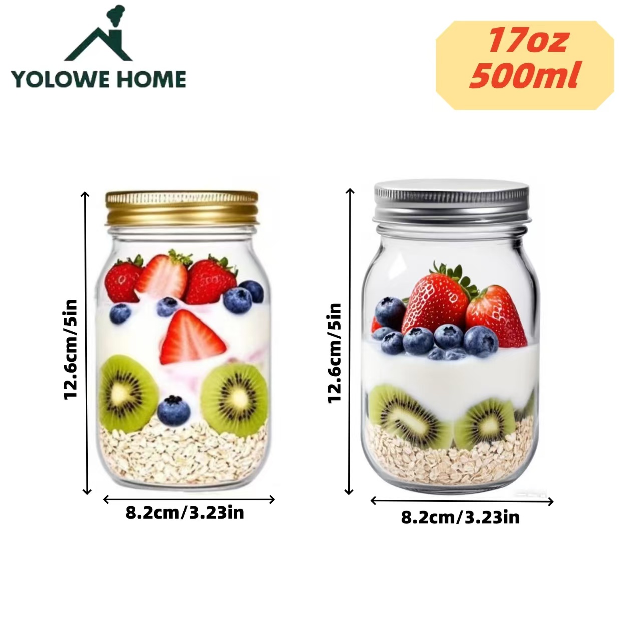 6'lı, 12'li, 500Ml/16Oz, Cam M - Salad Dressing Bottle incelemesi ve fiyatı