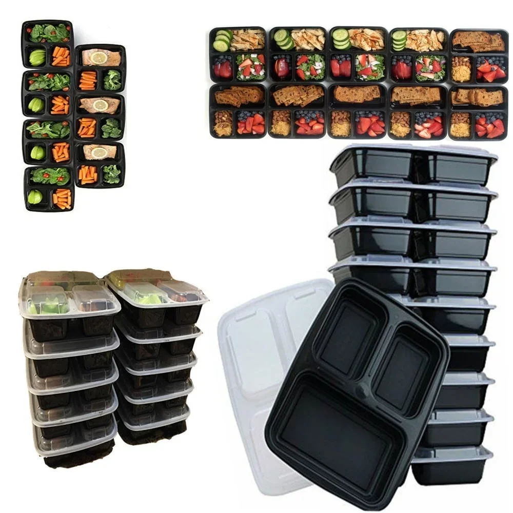 7 Paket 3 Bölmeli Yemek Hazırl - Storage Food Prep incelemesi ve fiyatı