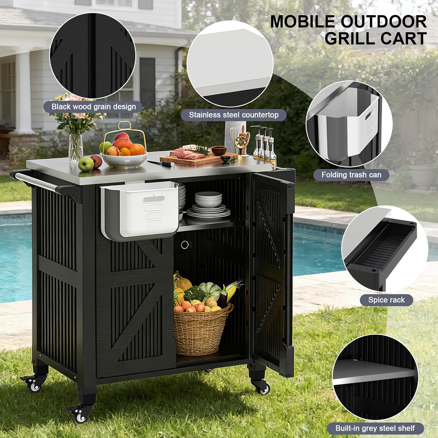 Depolama Dolaplı Dış Mekan Izg - Food Storage On Wheels incelemesi ve fiyatı