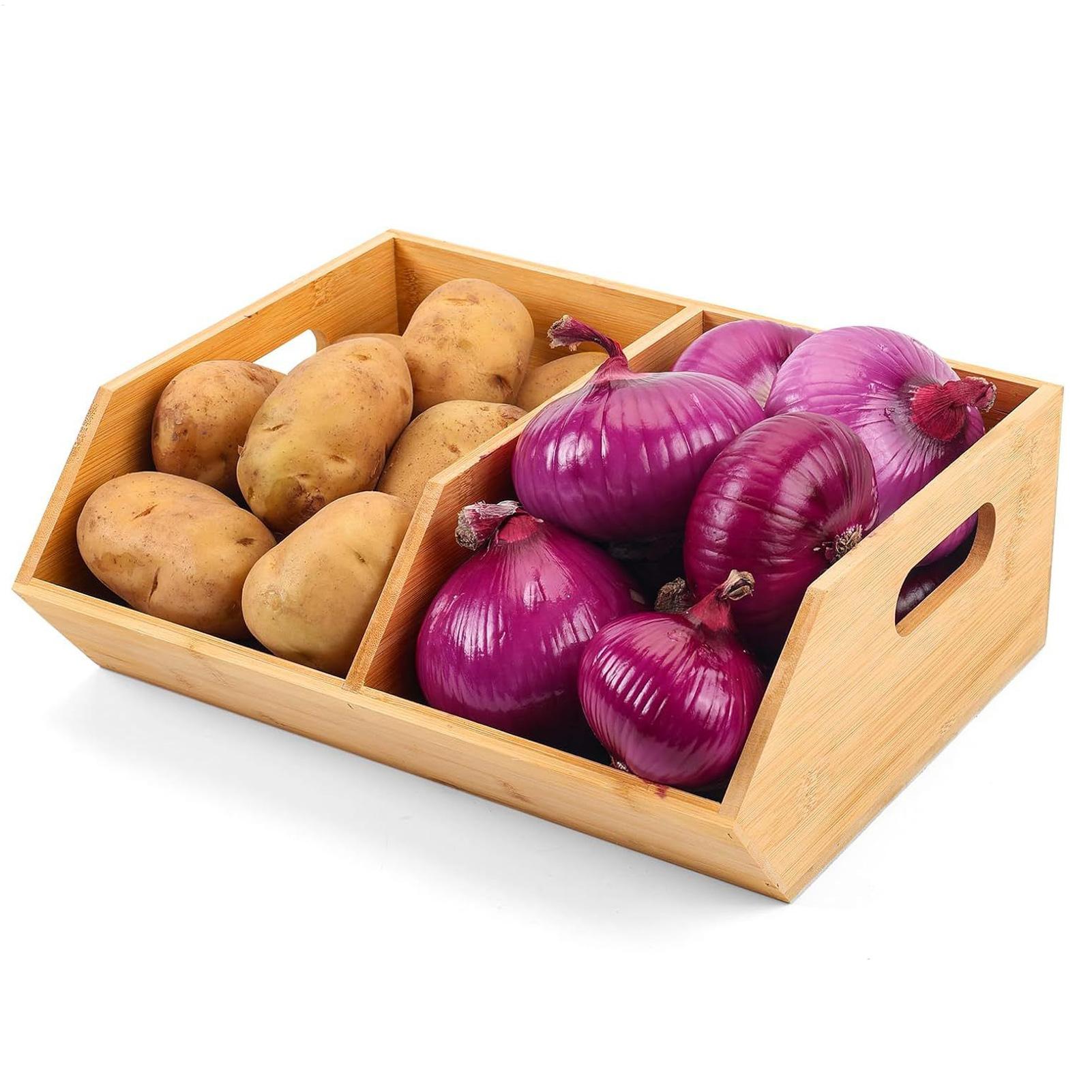 Kiler Depolama Kutuları Ahşap  - Stackable Pantry Bin incelemesi ve fiyatı