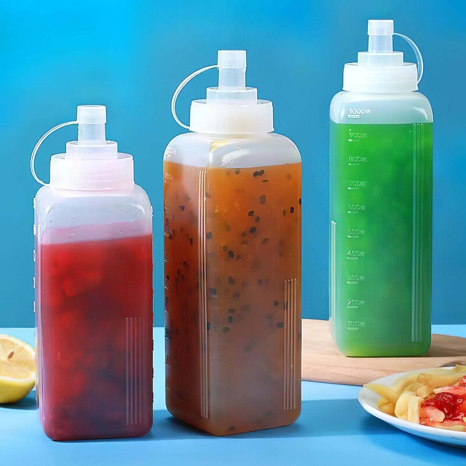 2 Adet Plastik Sıkma Şişesi 80 - Salad Dressing Bottle incelemesi ve fiyatı