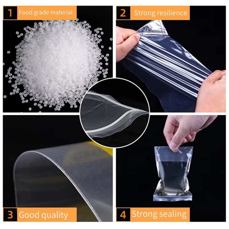 100 adet Şeffaf Kilitli Poşet  - Food Storage Vacuum Seal Bags incelemesi ve fiyatı