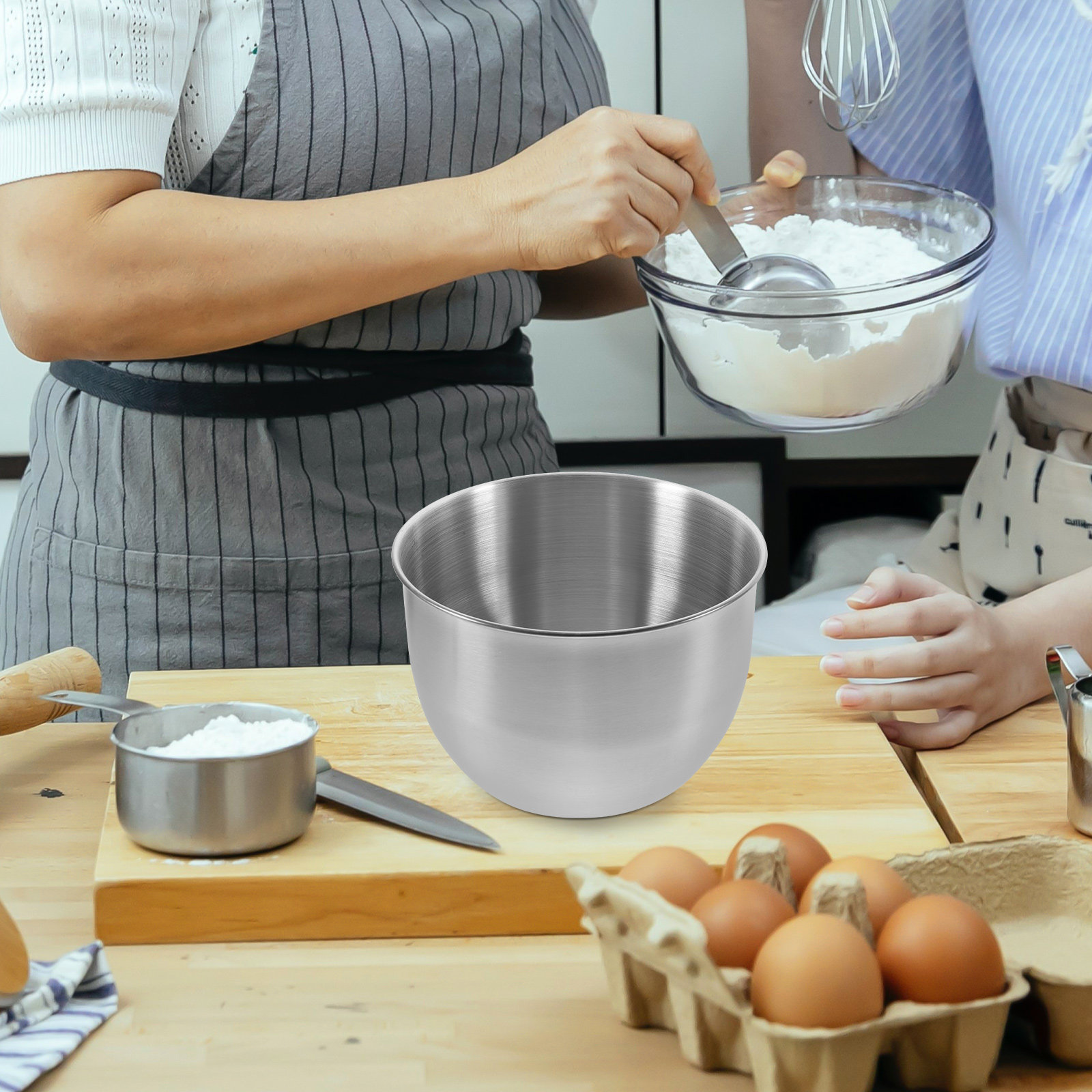 Derin Paslanmaz Çelik Karıştır - Storage Food Prep incelemesi ve fiyatı